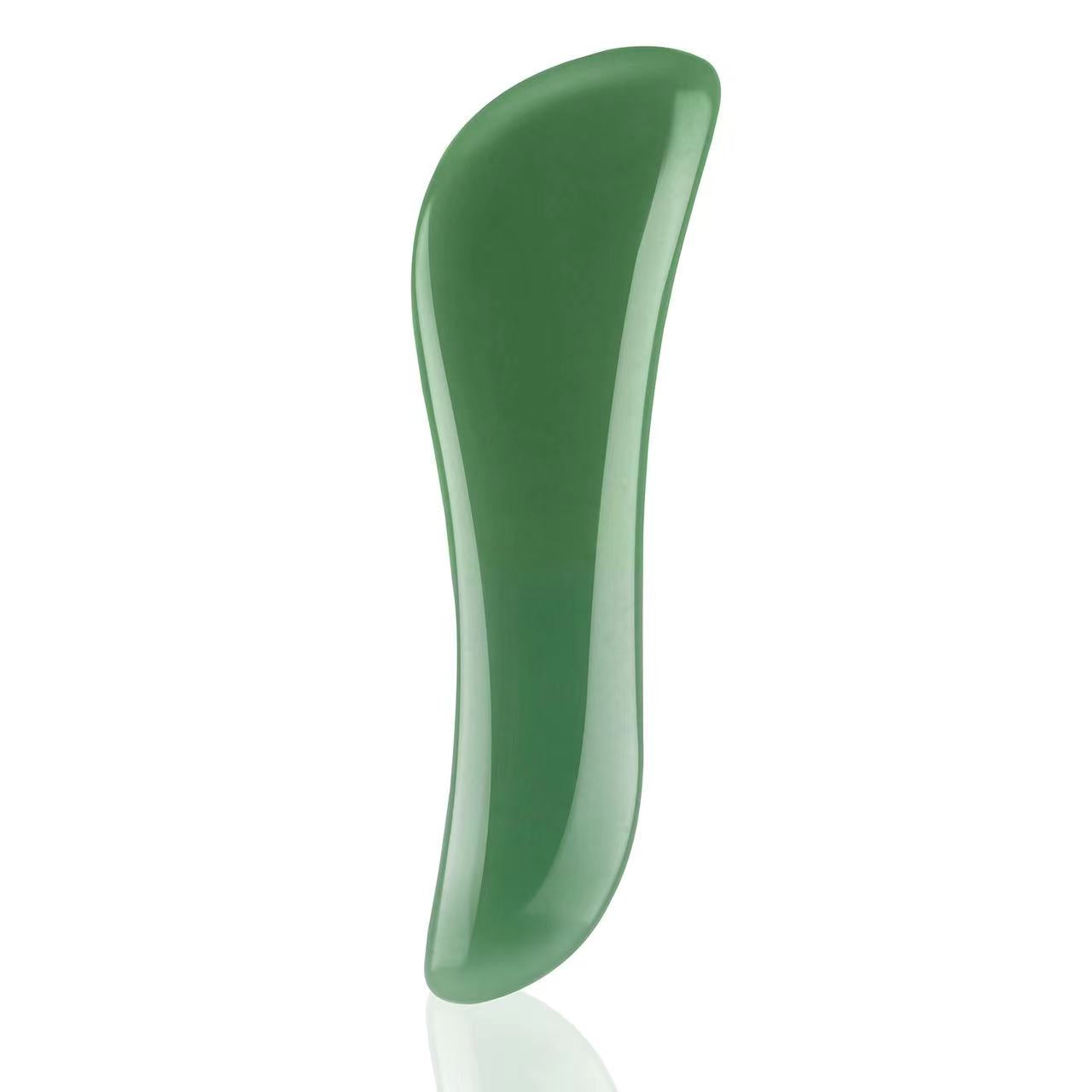 Aventurine Jade Facial Gua Sha Tool - S Shape