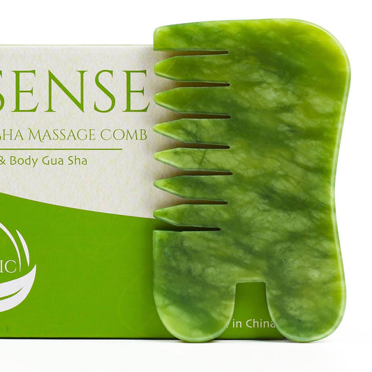 Leosense Green Jade Massage Comb