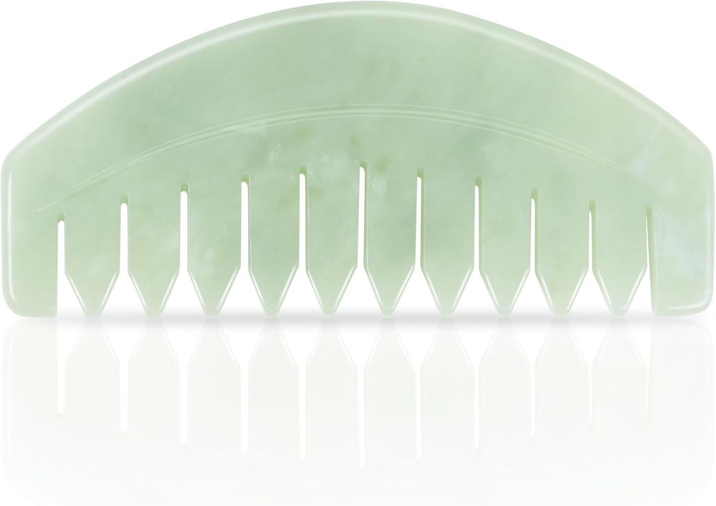 Leosense Big White Jade Massage Gua Sha Comb