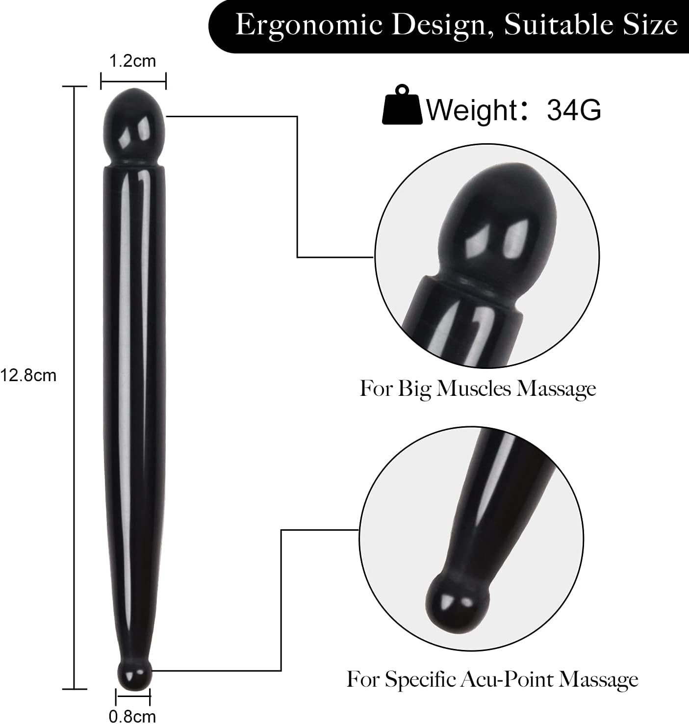 Leosense Bian Stone Manual Acupressure Pen