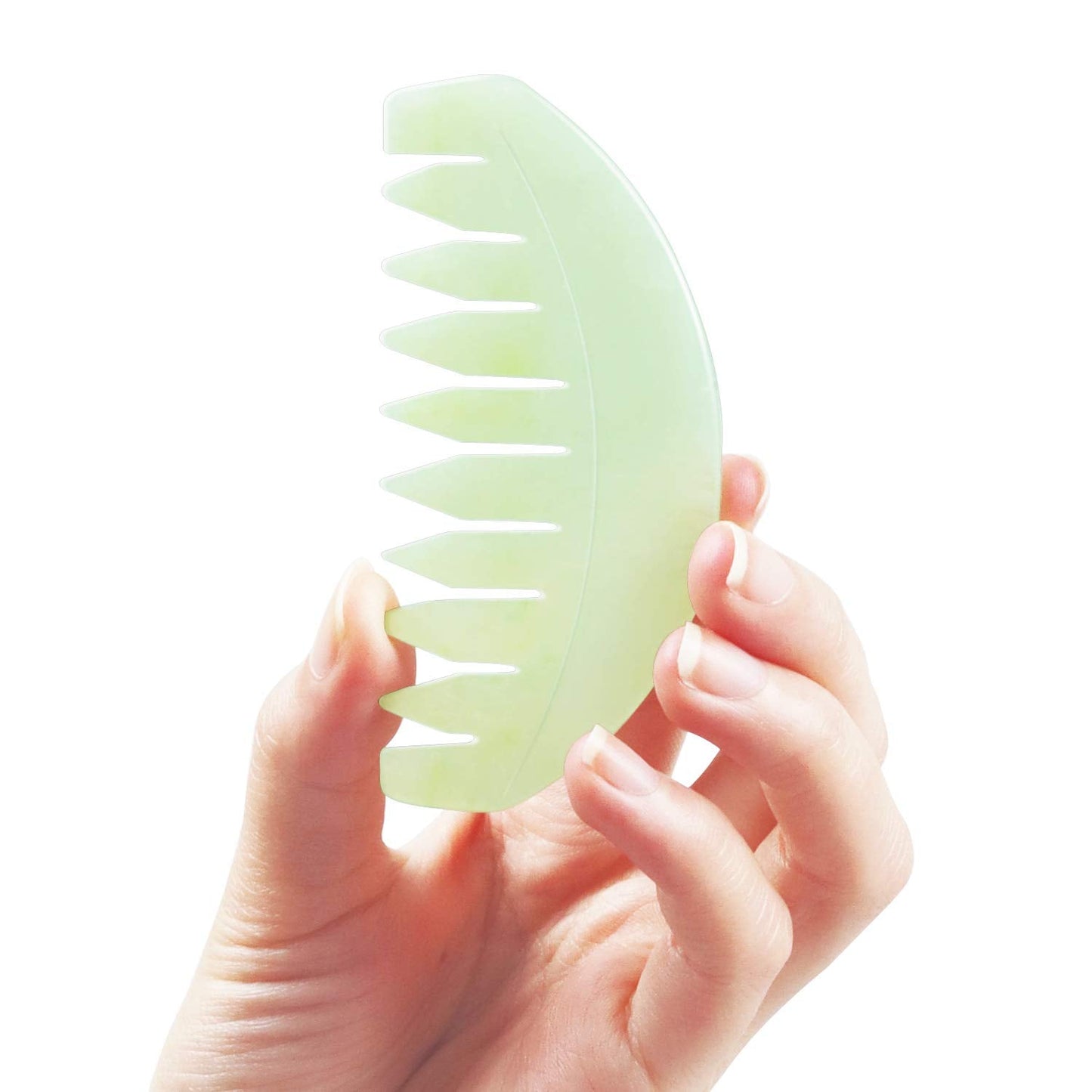 Leosense White Jade Gua Sha Comb