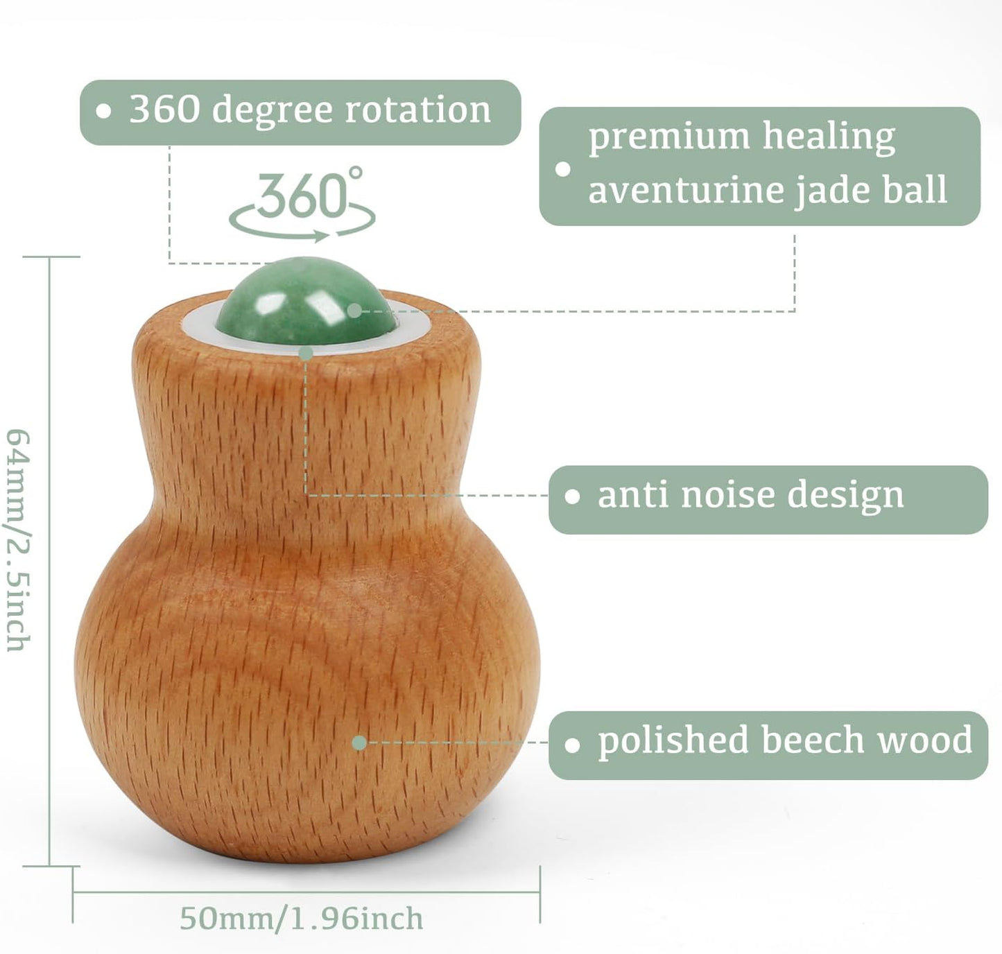 Leosense Jade Massage Body Roller