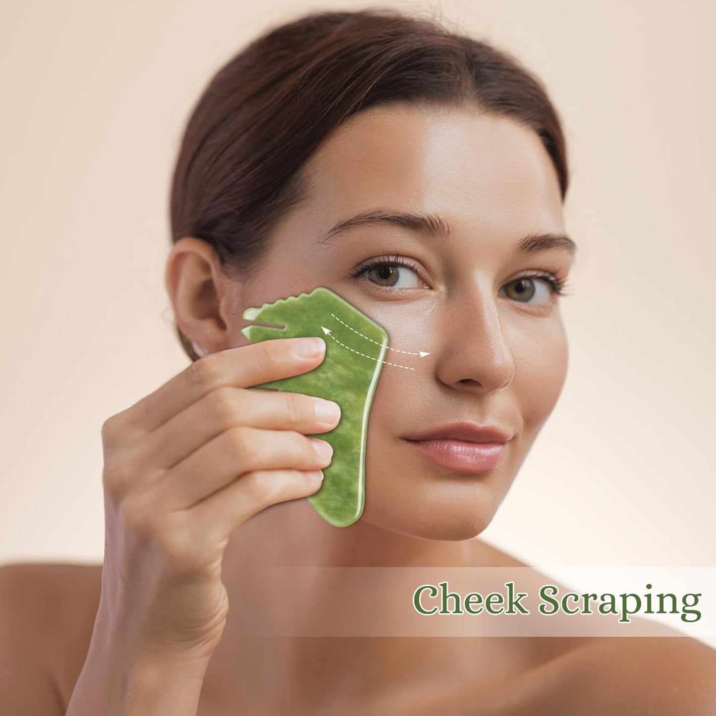 Leosense Natural Jade Massage Comb