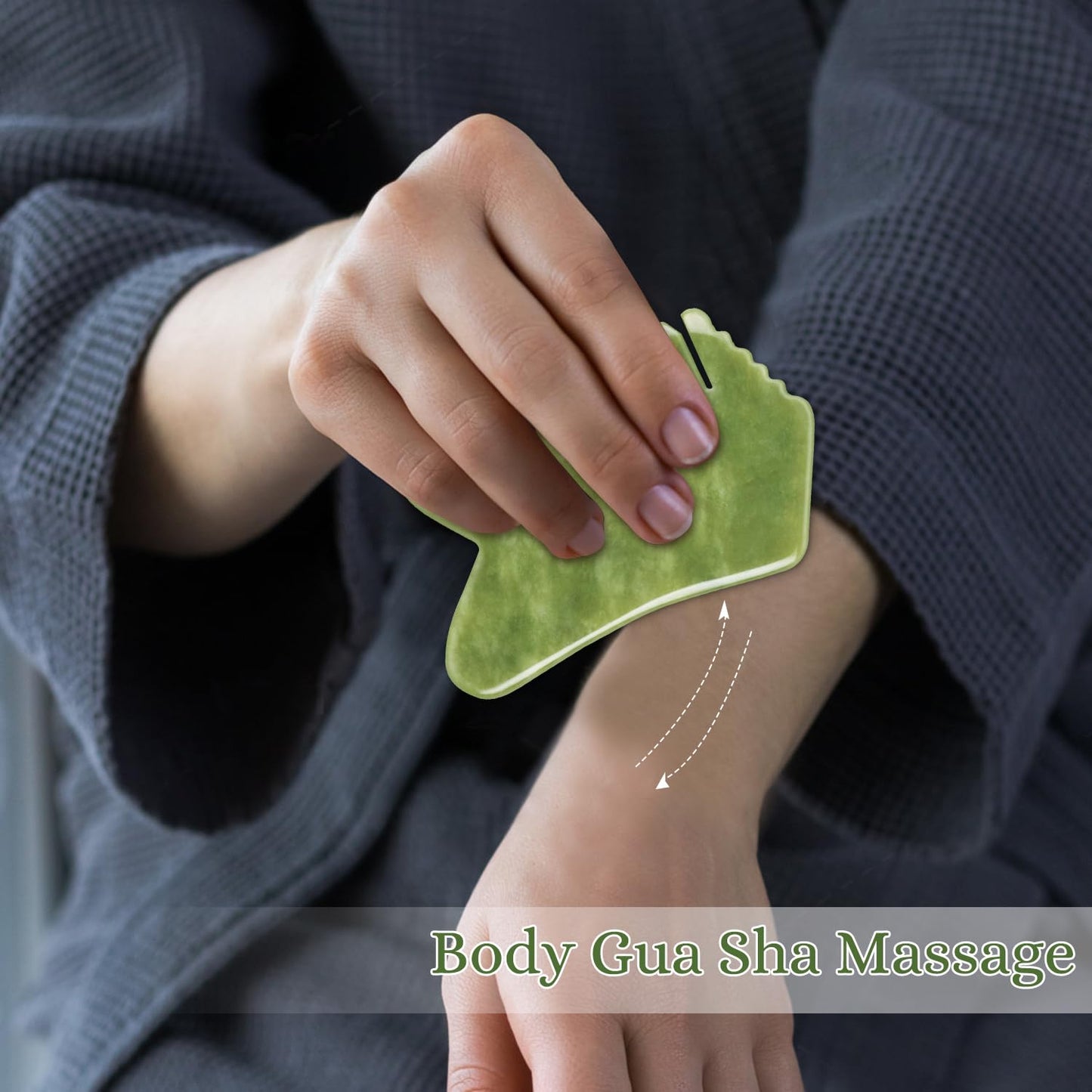 Leosense Natural Jade Massage Comb